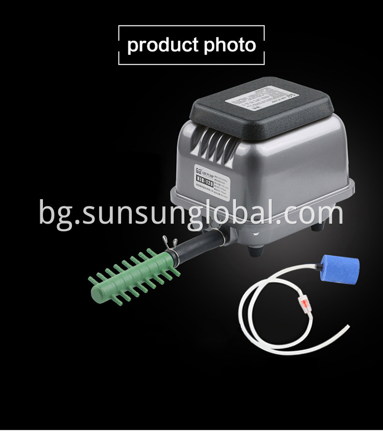 Sunsun електрическа електромагнитна въздушна помпа за рибовъдство за аквариум